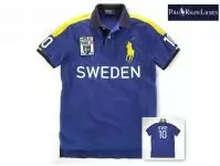 polo tee shirt 2019U  drapeau national sweden